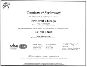 ISO 9001 Certification