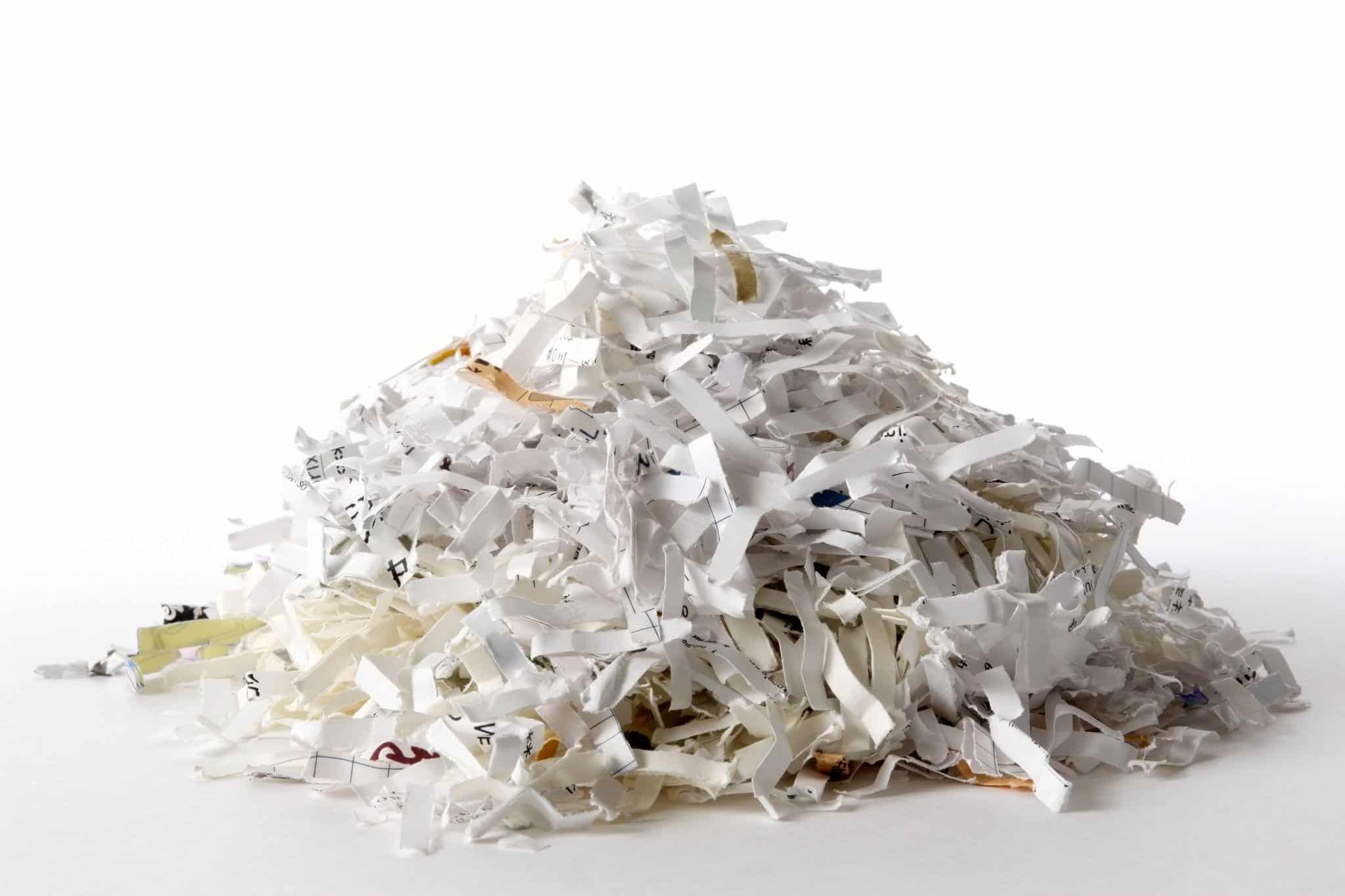 shredded paper