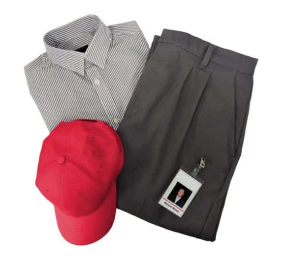 Branded clothing shredding service