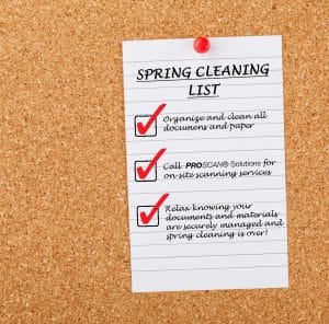 Spring Cleaning Checklist.
