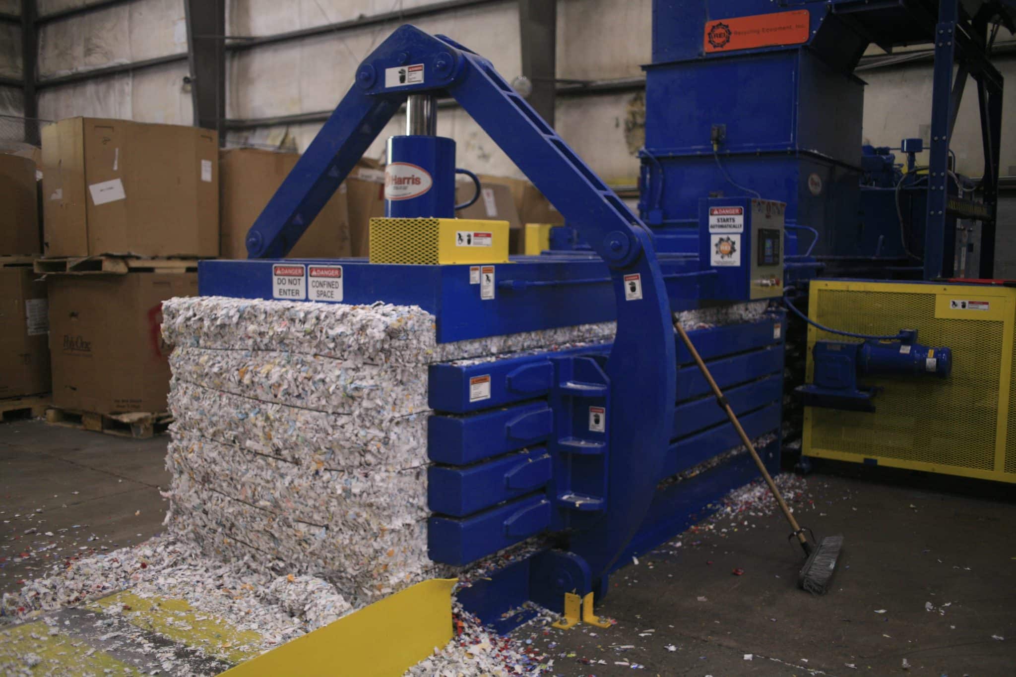 Recycled Paper Shredding