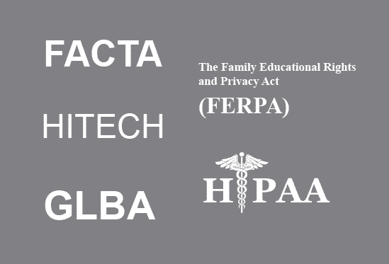 FACTA - HITECH - HIPAA - GLBA