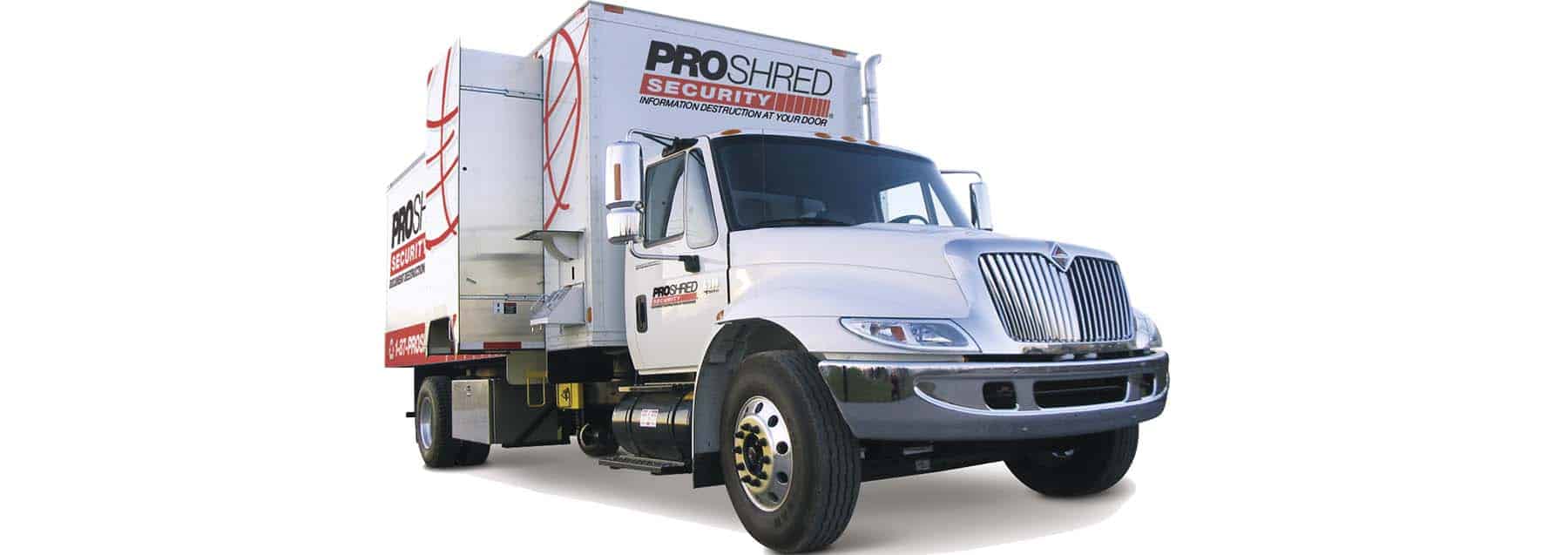 State-of-the-art mobile shredding truck
