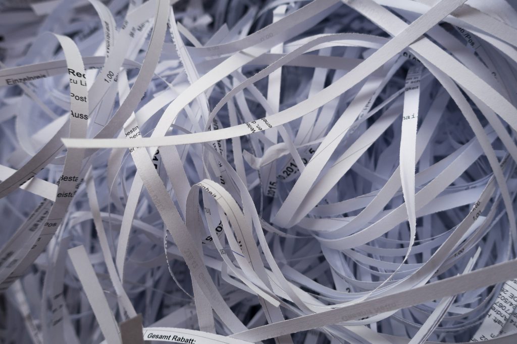 Choosing a shredding service