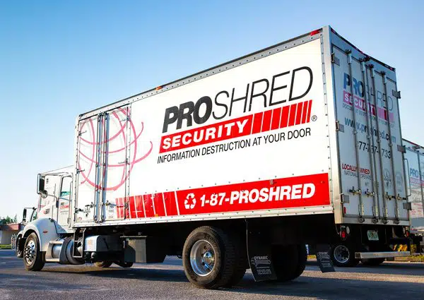 shredding truck