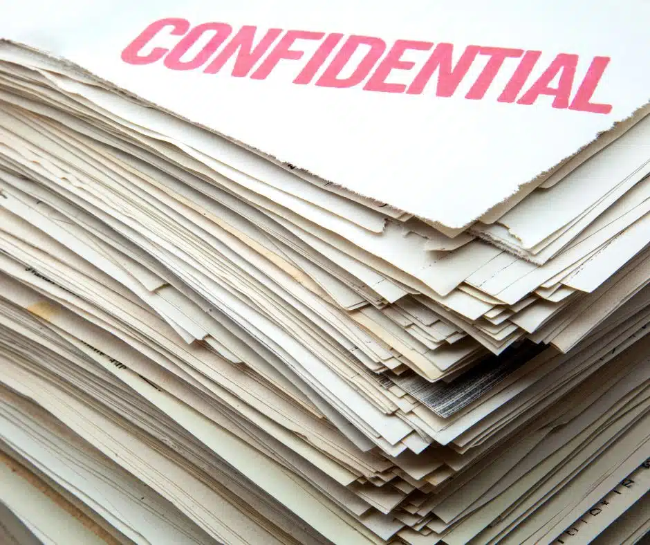 confidential paper
